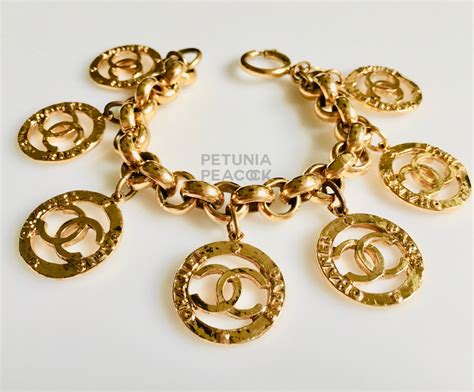 vintage chanel charm bracelet|genuine chanel bracelet.